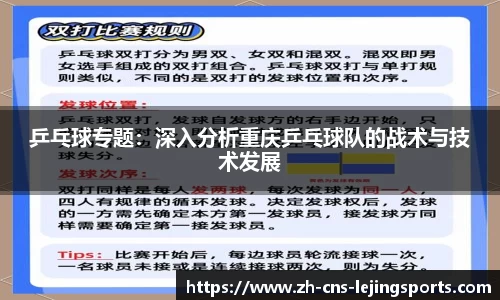 乒乓球专题：深入分析重庆乒乓球队的战术与技术发展